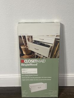 ClosetMaid BrightWood Drawer Kit (25 in) – NEW in Box