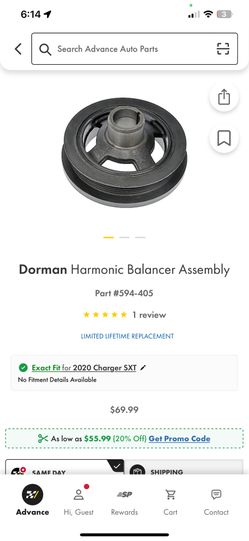 Dorman 594-405 Engine Harmonic Balancer Fits Most Models
