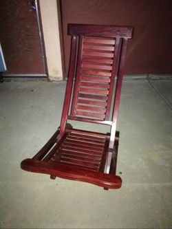 Wooden Folding Chair