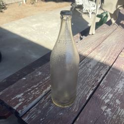 Antique Shasta glass bottle