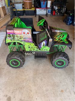 Monster Jam Grave Digger Ride On