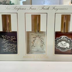 Annick Goutal Sensual 3pc Set for Women Each -0.83 oz Mandragore, Eau d’Hadrien, Les Nuits D’Hadrien.  Made In France. 