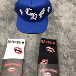 Blue chrome hearts