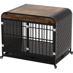 Sminoy Heavy Duty Dog Crate(for large dogs)