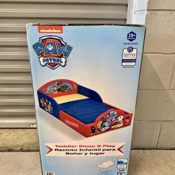 New! Paw Patrol Toddler Bed