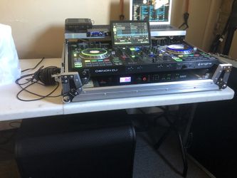 Denon prime 4 With case and DBx driverack 2800