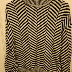 Tahari Chevron Sweater - Size Small