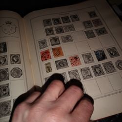 Book of very old, and rare 1(contact info removed)'s vintage stamp collection