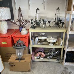 Ceiling Fans N Chandelier N Table Lamp