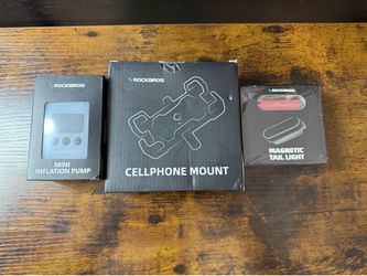 Rockbros Cycling Accessories Bundle Pump Mount Tail Light
