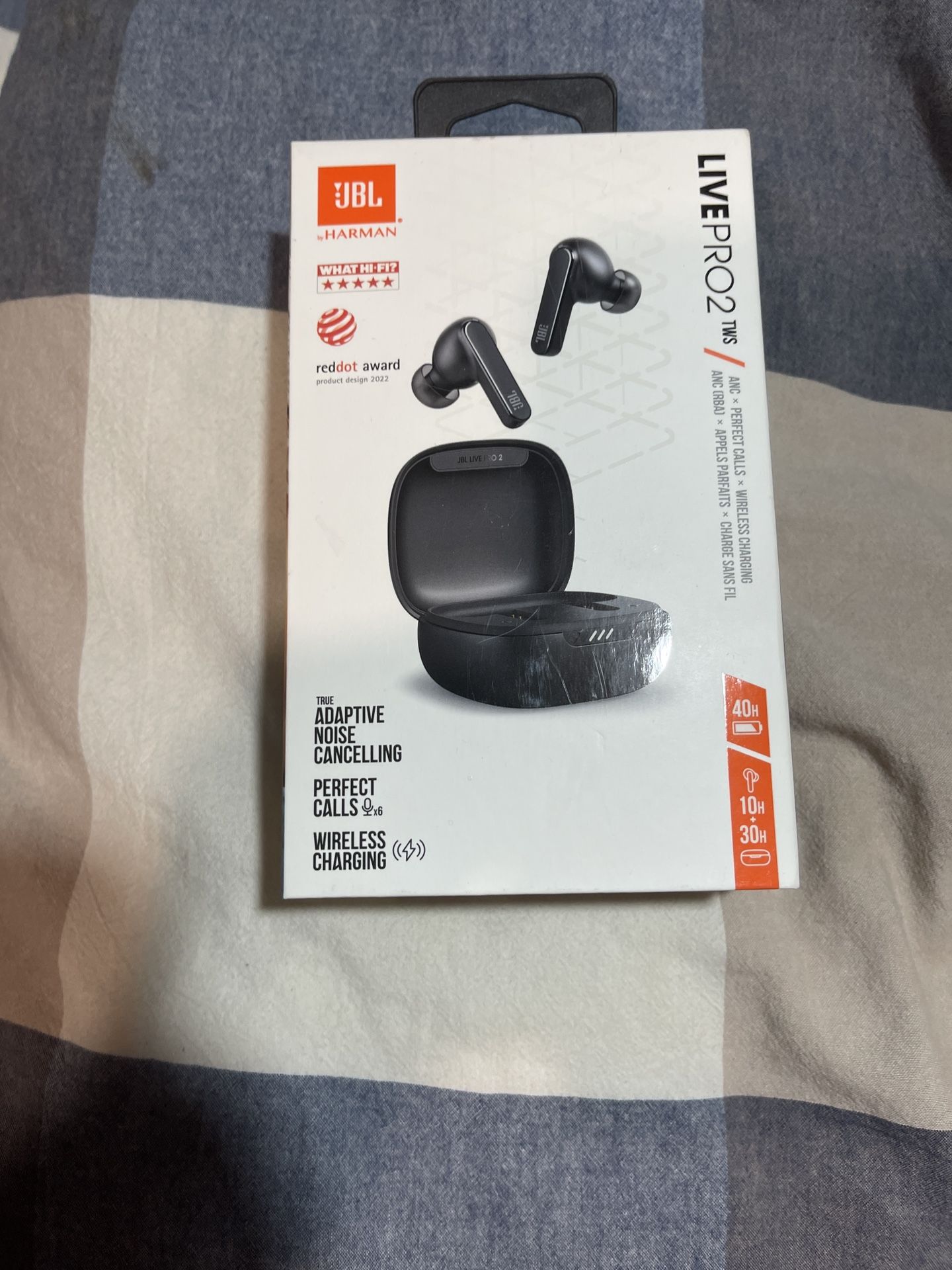 JBL Pro Tour 2 Wireless Bluetooth Headphones Ear Buds MSRP $150