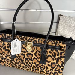 MK Cheetah Purse 