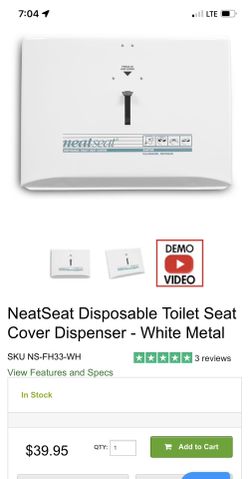 Seat Covers Dispenser S