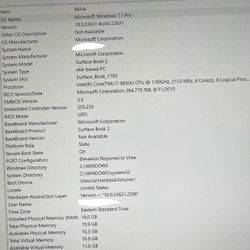 Microsoft surface Book 2 Laptop With Microsoft Dock