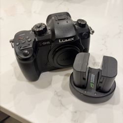Panasonic Lumix GH5 Mirrorless Camera (Body) + 2 Extra Batteries