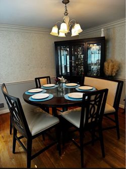 Ashley Dining Room Table & China Cabinet