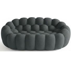 Bubble Sofa Couch,79.53'' Modern Curved Sofas