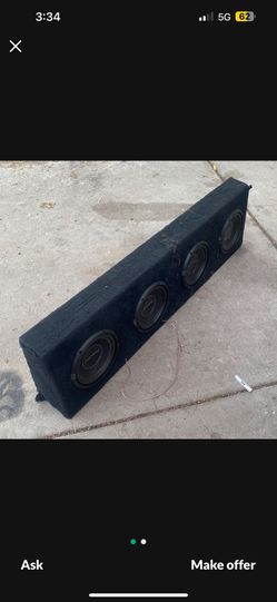 10” 4 Subwoofers