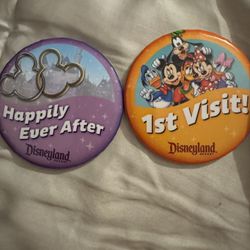 2018 Disney Two Pack Buttons Set