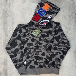 Bape Camo Hoodie Zip up
