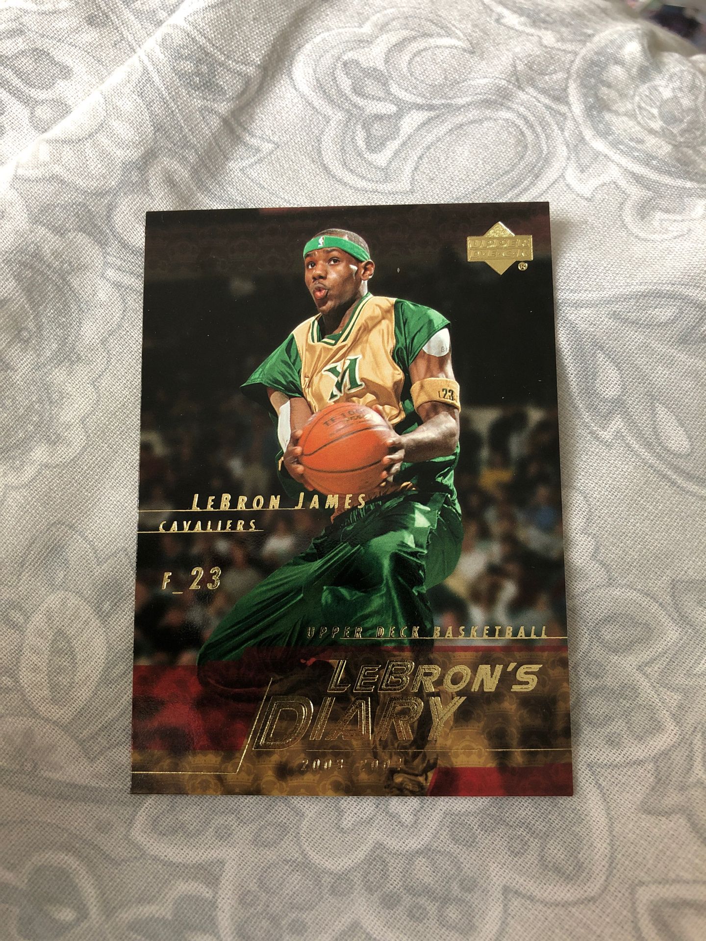LeBron James Rookie Card 2003-2004 Upper Deck Lebron's Diary Card#LJ4
