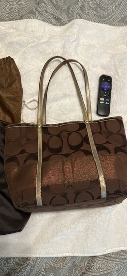 Brown Coach Purse $65