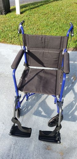 16 Inch Drive Light Weight Transport Wheelchair 