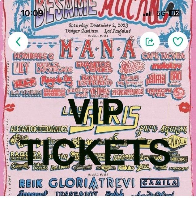 Besame Mucho VIP Tickets
