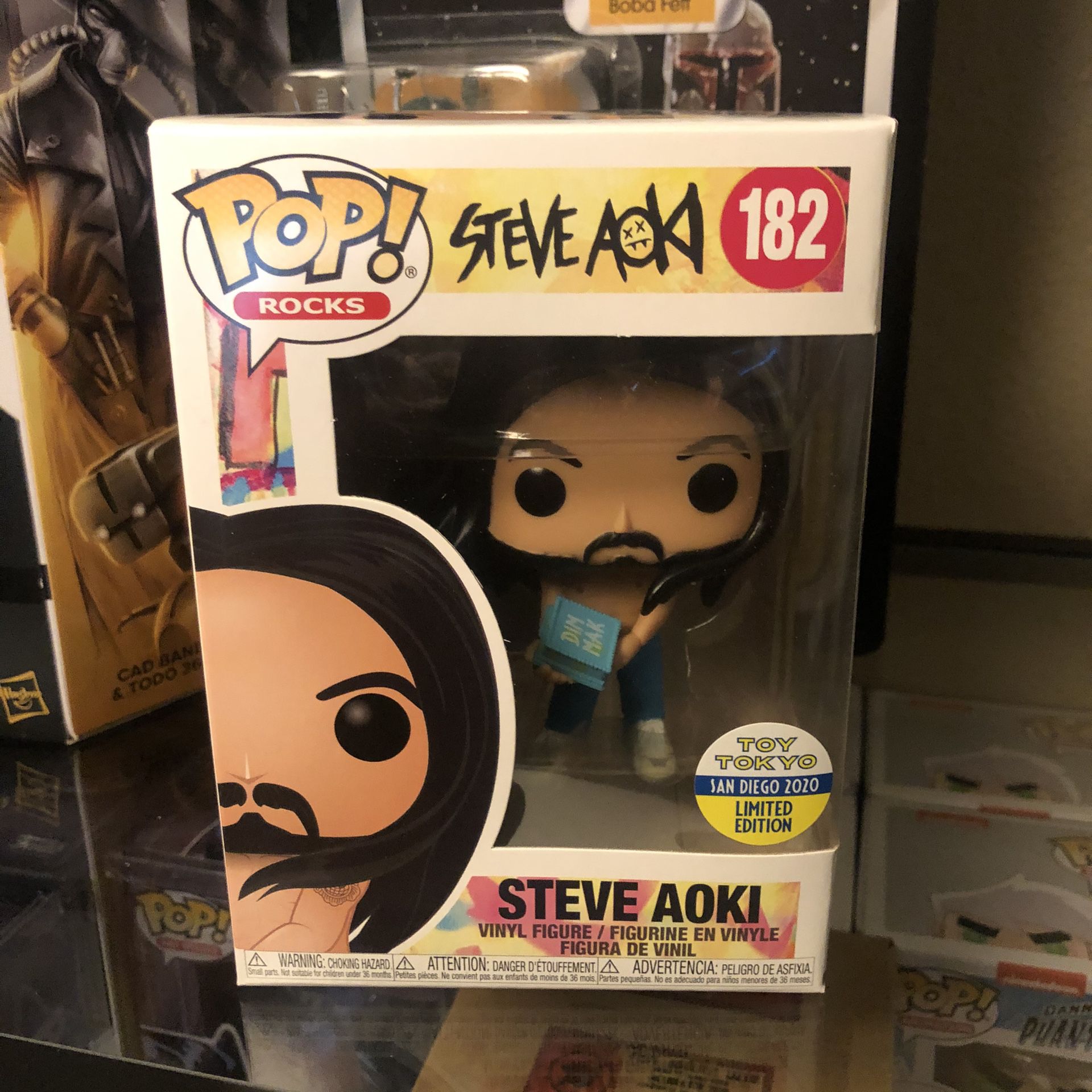 Steve Aoki Funko Pop Toy Tokyo