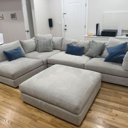 Delancey 2-Piece Sectional and Ottoman