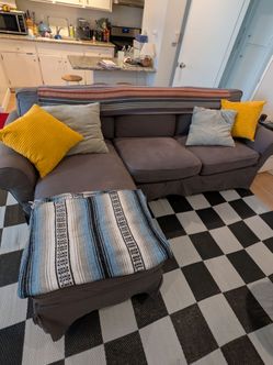 IKEA gray couch