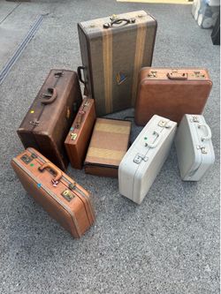 Vintage Suitcases Lot