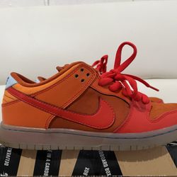 Nike Sb Dunk Low Gamma Orange 2013 Size 8 Nike Dunk Low High Mid