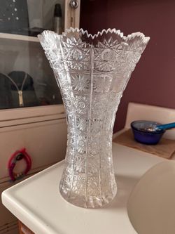 Antique Bohemian Czech vase