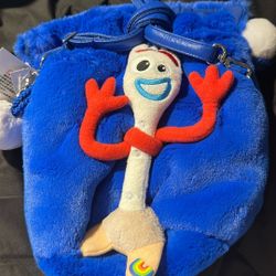 Disney Toy Story Forky Plush Purse ~6-8 Inch Tall