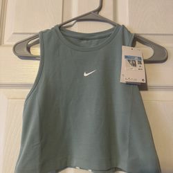 Nike Pro Crop Training Tank Top - Kids Size medium