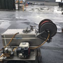 Power sprayer rig