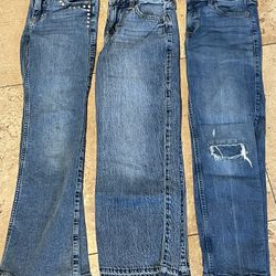 Girls Abercrombie Kids Denim Jean Bundle (3) Size 9/10