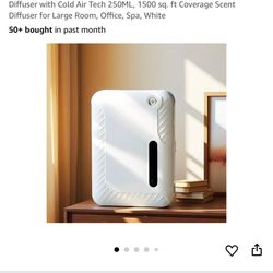 Smart Scent Air Machine for Home, Bluetooth Waterless Essential Oil Diffuser with Cold Air Tech 250ML, 1500 sq. ft Coverage Scent Diffuser for Large R