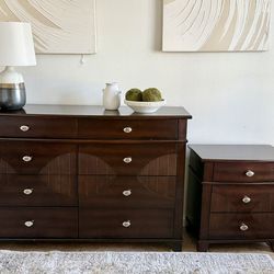 NFL Dresser & Side table set Dresser