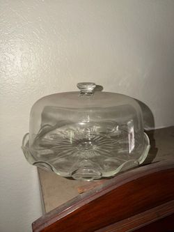Princess house cake plate
