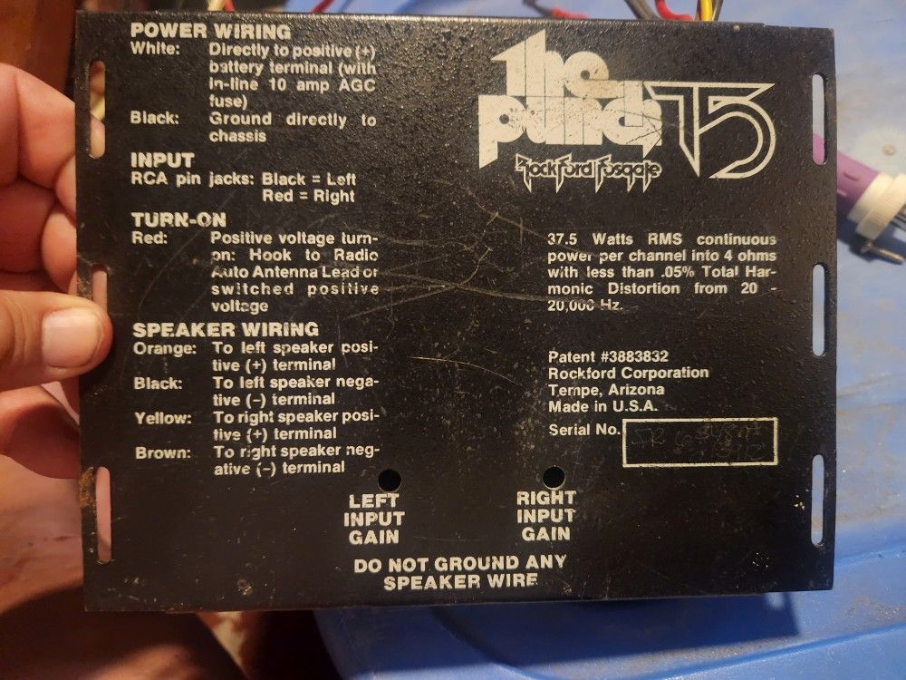 Rockford Fosgate Punch 75