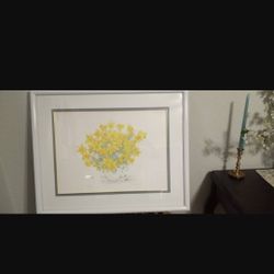 Framed Print Daffodils  26" X32"