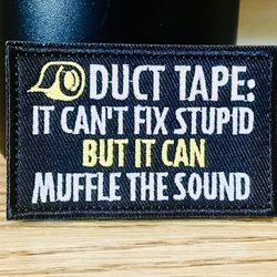 Duck Tape Muffling Patch