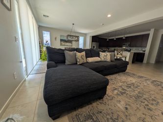 Living Spaces Sectional Couch