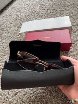 Cartier sunglasses for sale gold frame .price negotiable