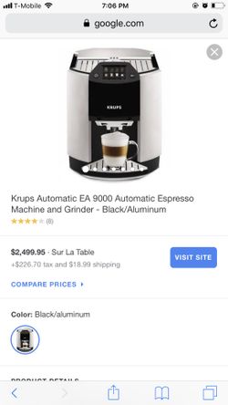 Krups automatic EA9000 ( coffee maker , capuchino , expresso )