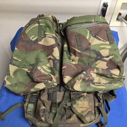 Genuine British Army Military Rucksack Backpack Bergen Bag Radio Carrier DPM