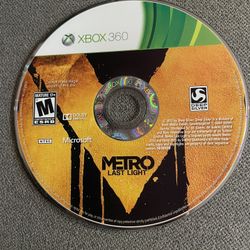 Metro Last Light Xbox 360