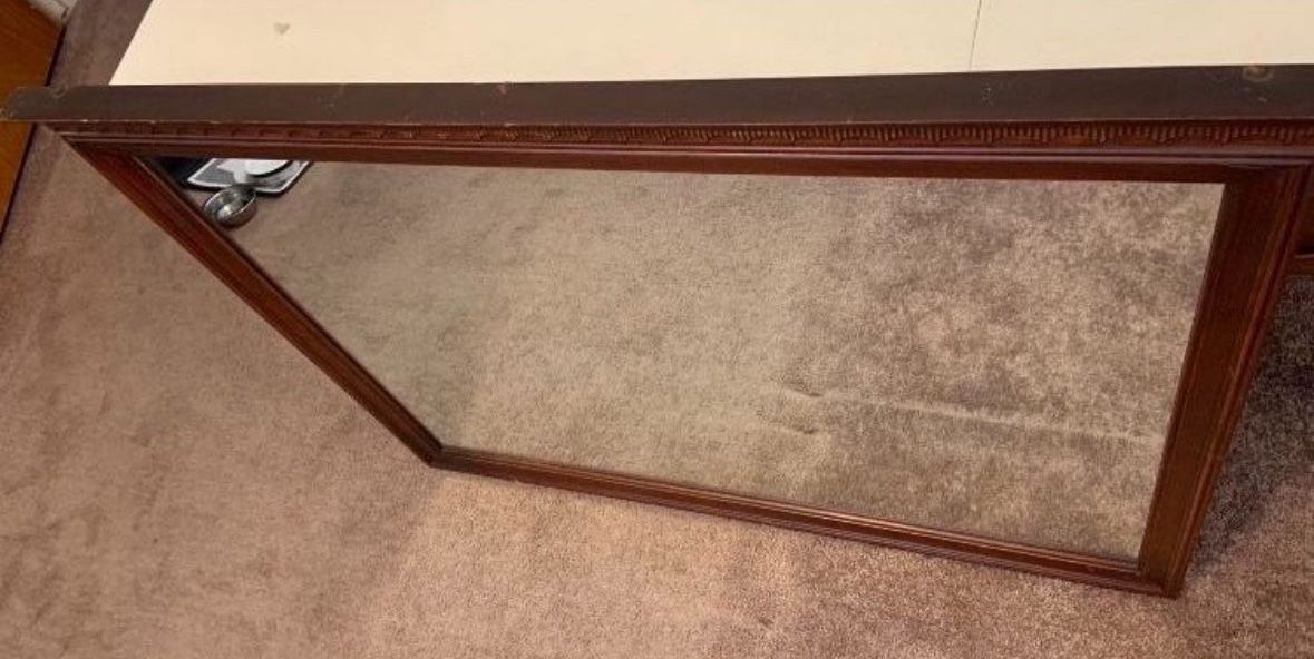 Antique Mirror 45 wide 33 tall